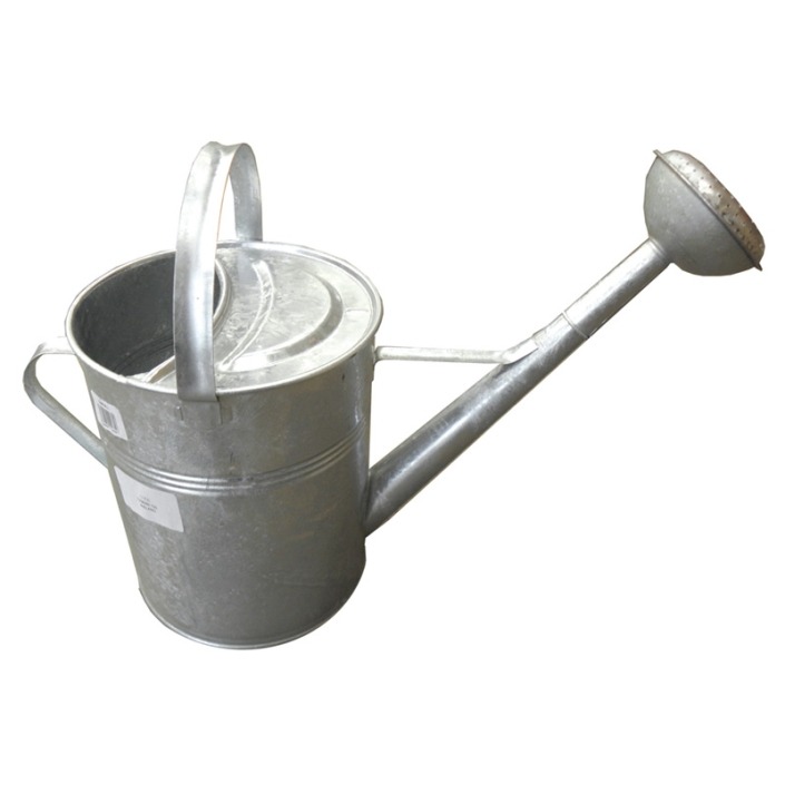 Galvanised Watering Can half gallon Heptagon Houses